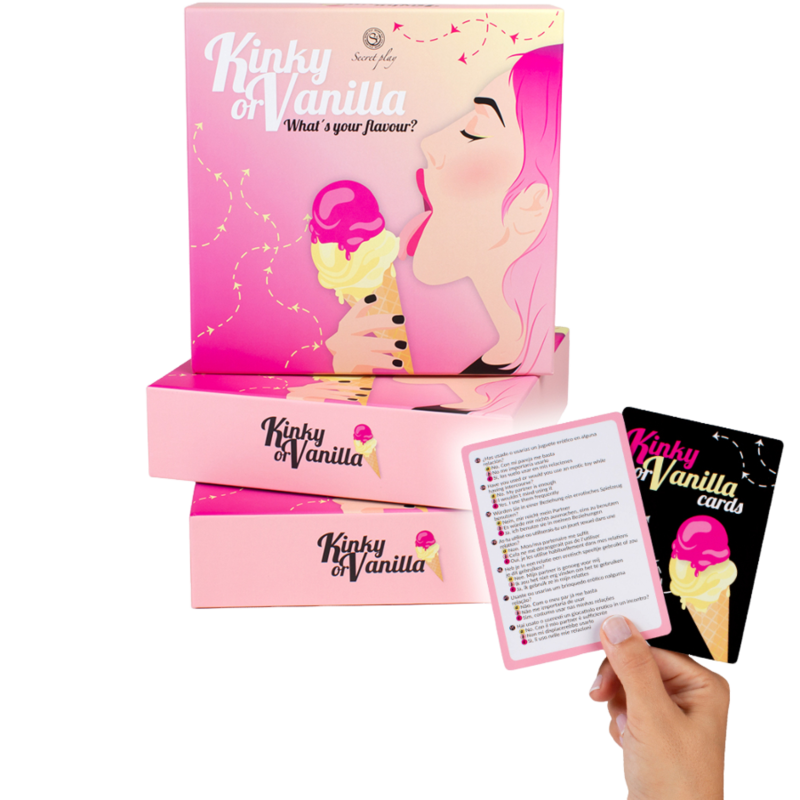 Gioco Erotico di Coppia Secretplay Kinky o Vanilla — 90 Carte