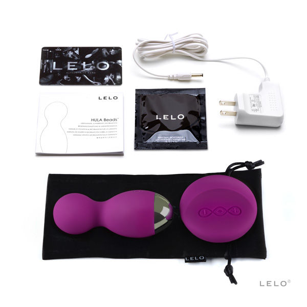 Uovo Vibrante Rotante LELO Hula Beads — Rosa, Punto G