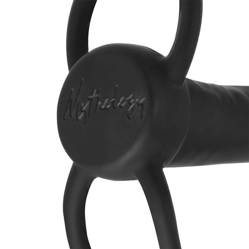 Plug Anale con Anello Fallico Mythology Cobi Onyx — Silicone 13 cm