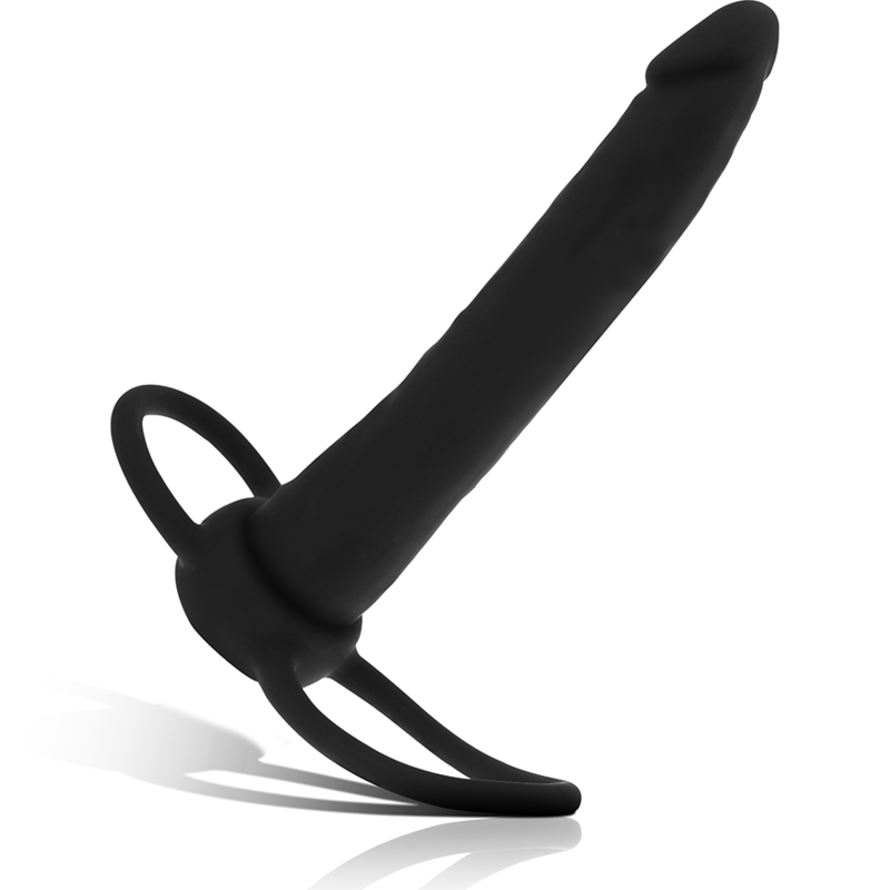 Plug Anale con Anello Fallico Mythology Cobi Onyx — Silicone 13 cm