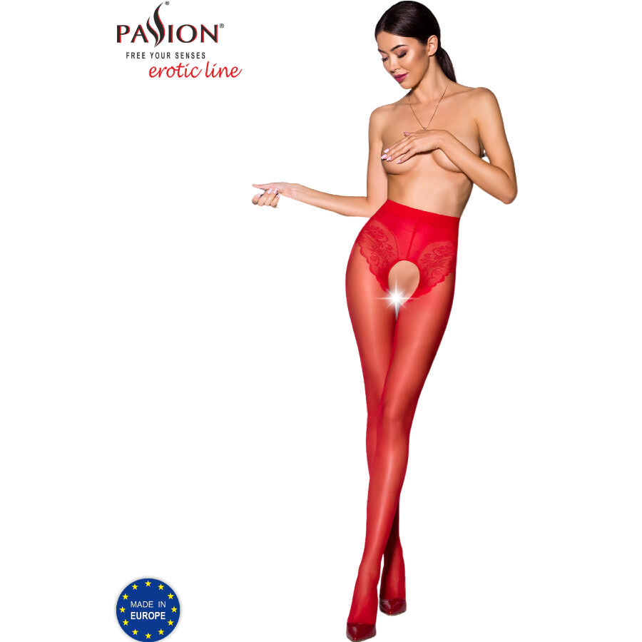Collant Elegante Passion Tiopen 006 — Rosso, 30 Den