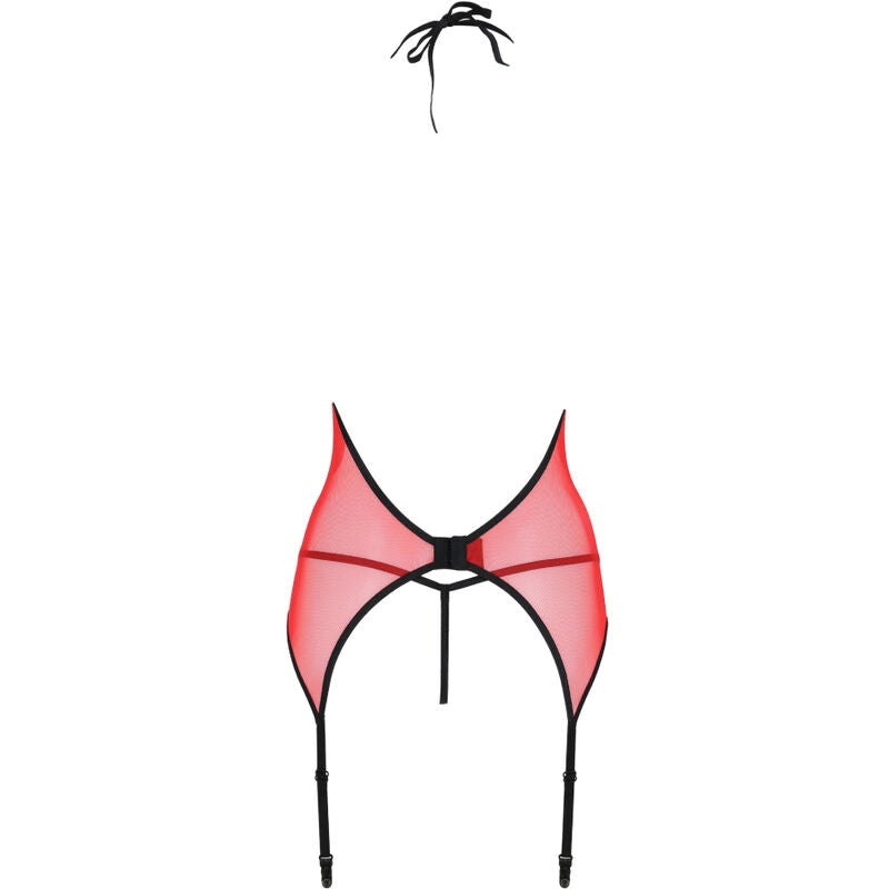 Corsetto Erotico Passion Peonia — Pizzo e Tulle, S/M