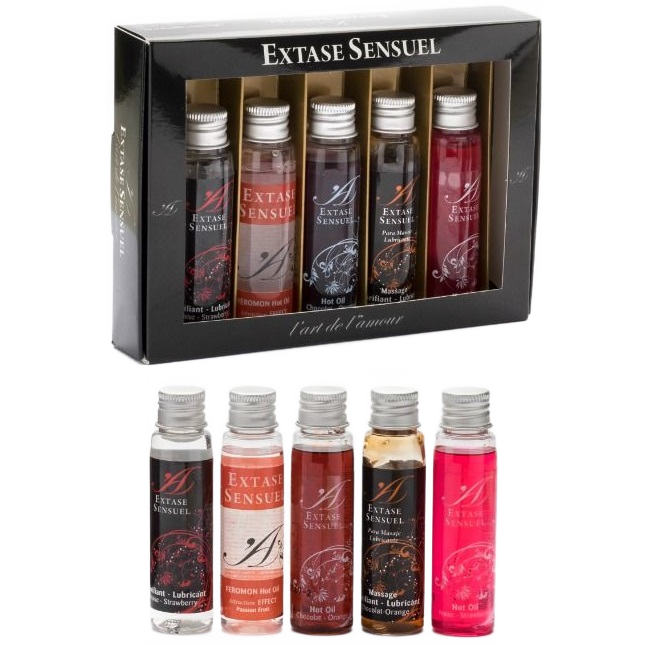 Kit Oli da Massaggio Erotico Extase Sensual Trick or Treat — 3x30 ml