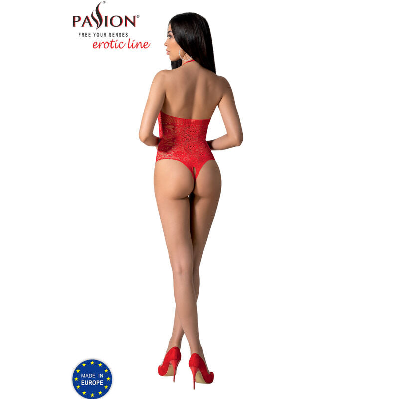 Body Erotico Passion BS094 — Bodystocking Rosso Taglia Unica