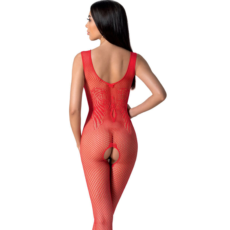 Body Erotico Passion BS098 — Bodystocking Rosso Taglia Unica