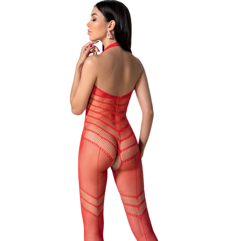 Bodystocking Erotico Passion BS100 — Taglia Unica, Rosso