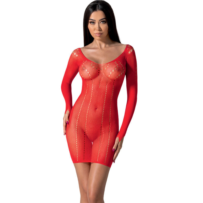Body Erotico Passion BS101 — Bodystocking Rosso Taglia Unica