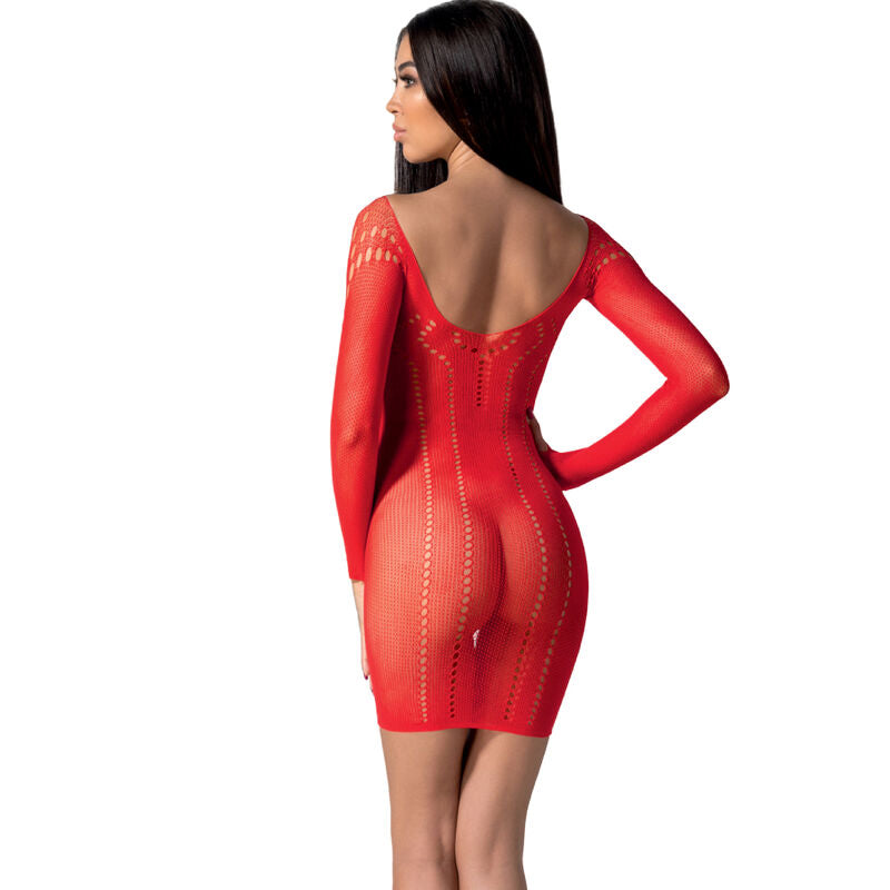 Body Erotico Passion BS101 — Bodystocking Rosso Taglia Unica