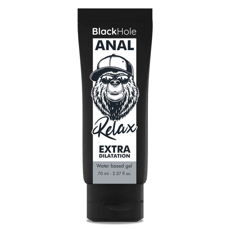 Gel Dilatante Anale Base Acqua Black Hole — 70 ml