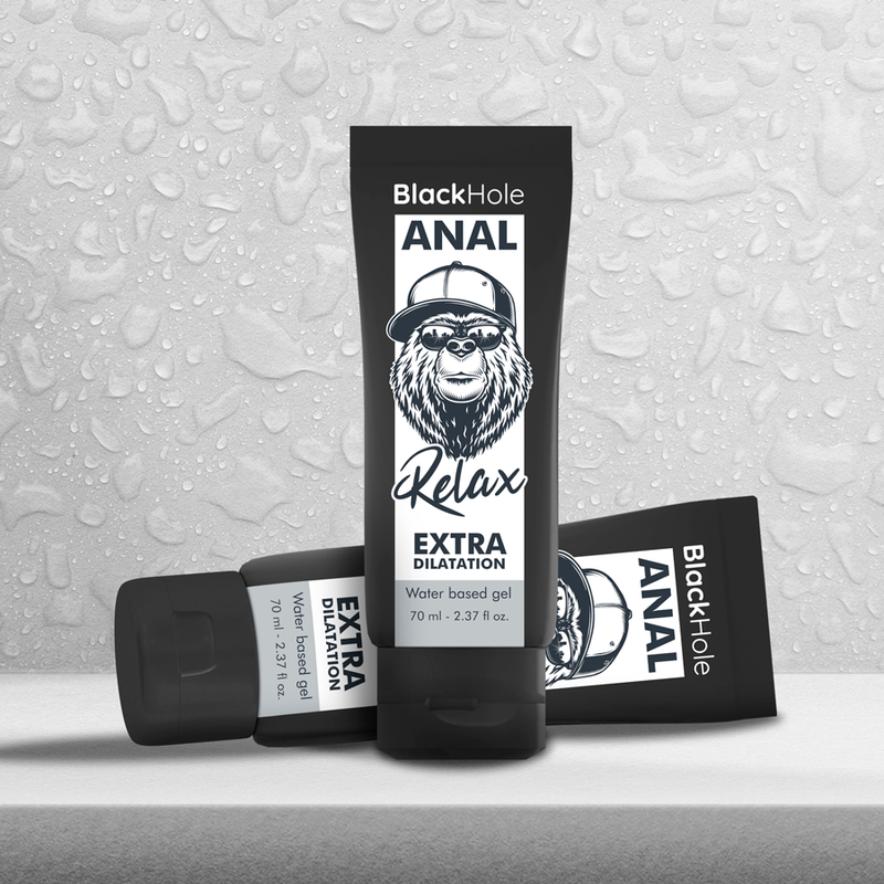 Gel Dilatante Anale Base Acqua Black Hole — 70 ml