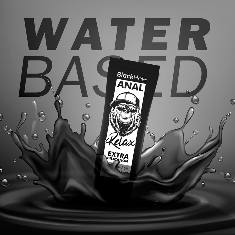 Gel Dilatante Anale Base Acqua Black Hole — 70 ml