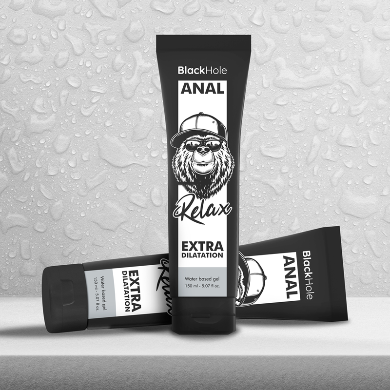 Lubrificante Anale Dilatante Black Hole — Base Acqua, 150 ml