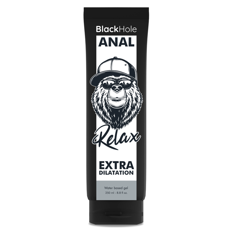 Lubrificante Anale Dilatante Black Hole — Base Acqua, 250 ml