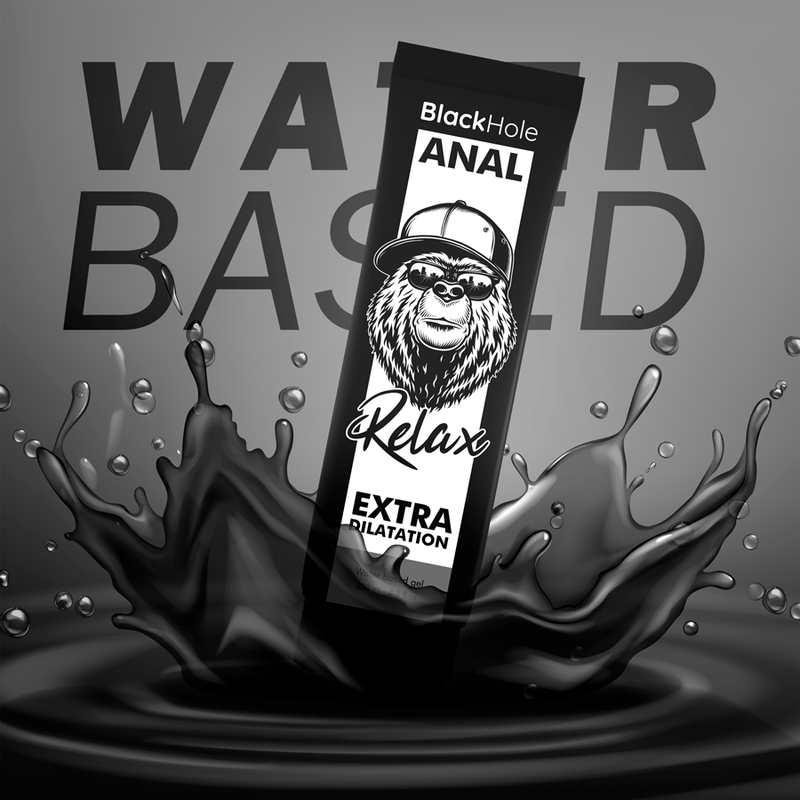 Lubrificante Anale Dilatante Black Hole — Base Acqua, 250 ml
