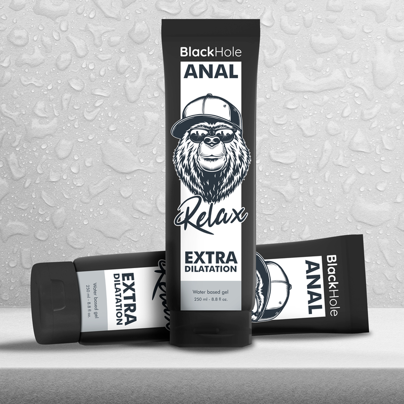Lubrificante Anale Dilatante Black Hole — Base Acqua, 250 ml