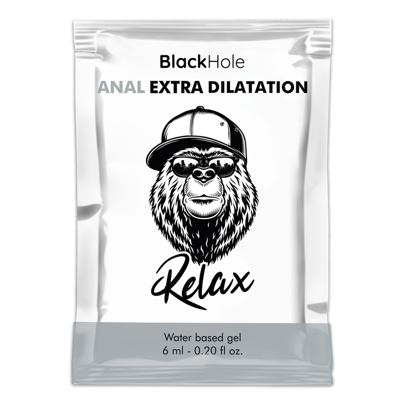 Gel Dilatante Anale Black Hole — Base Acqua, 6 ml Monodose
