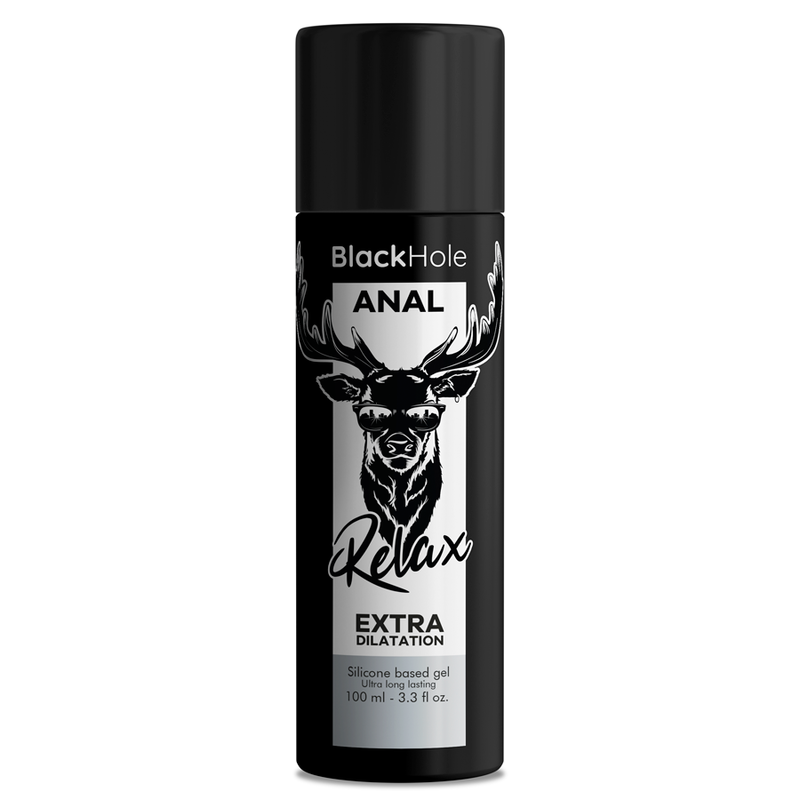 Lubrificante Anale Dilatante Black Hole — Base Silicone, 100 ml