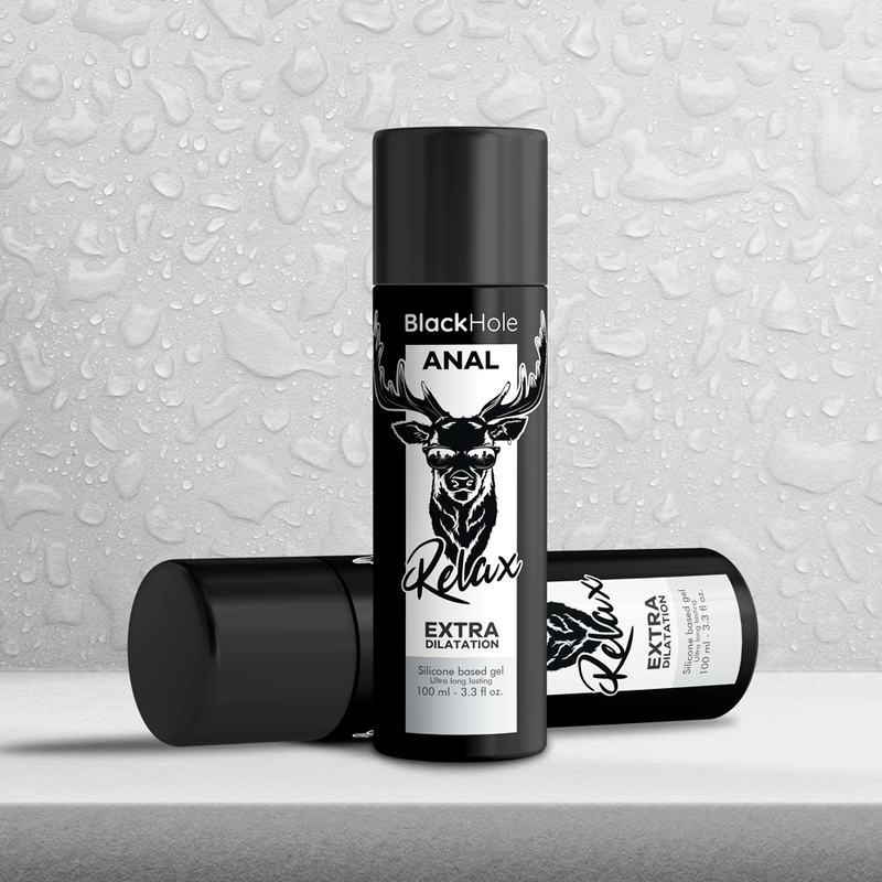 Lubrificante Anale Dilatante Black Hole — Base Silicone, 100 ml