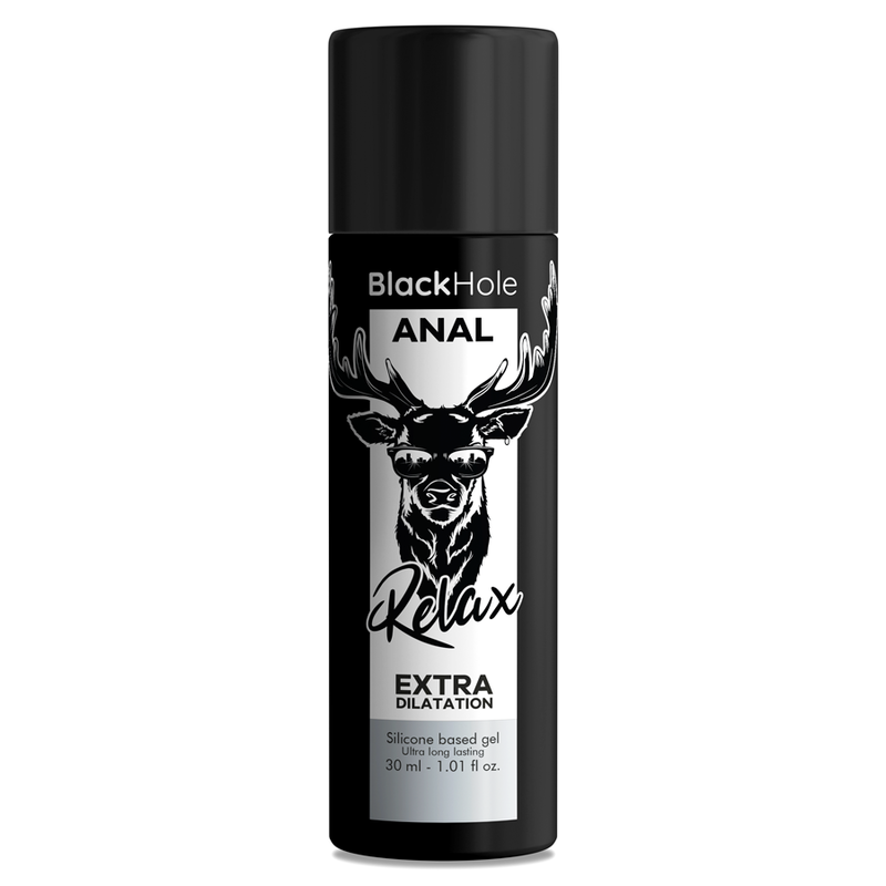 Lubrificante Anale Dilatante Black Hole — Base Silicone, 30 ml