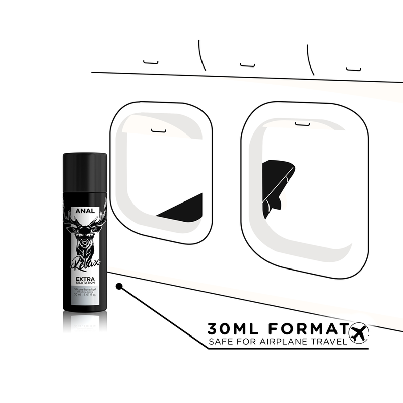 Lubrificante Anale Dilatante Black Hole — Base Silicone, 30 ml