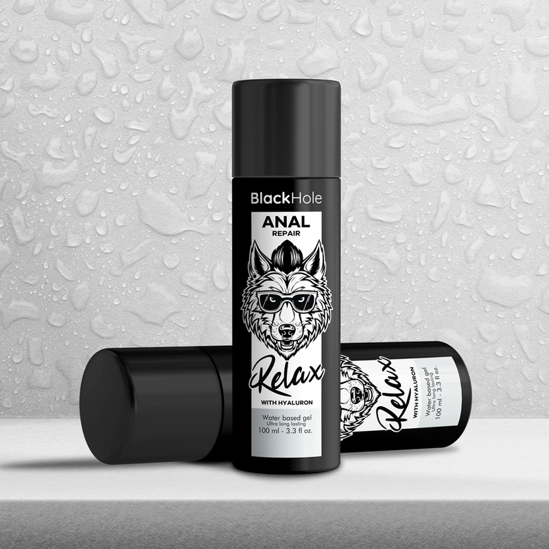 Lubrificante Anale Rilassante Black Hole — Acido Ialuronico 100 ml