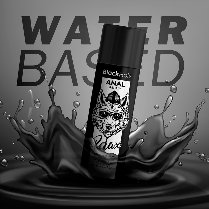 Lubrificante Anale Rilassante Black Hole — Acido Ialuronico 100 ml