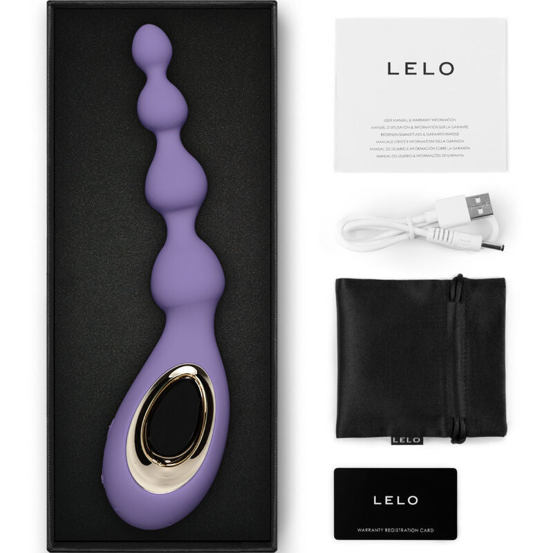 Plug Anale con Perline Vibrante LELO Soraya Beads — Silicone