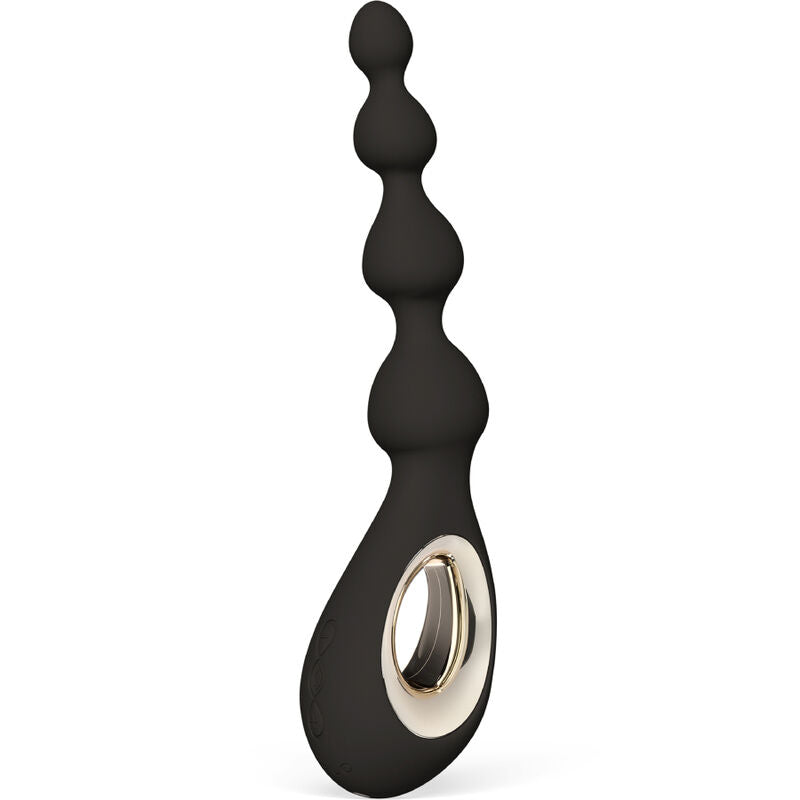 Plug Anale con Perline LELO Soraya Beads — Silicone, Nero