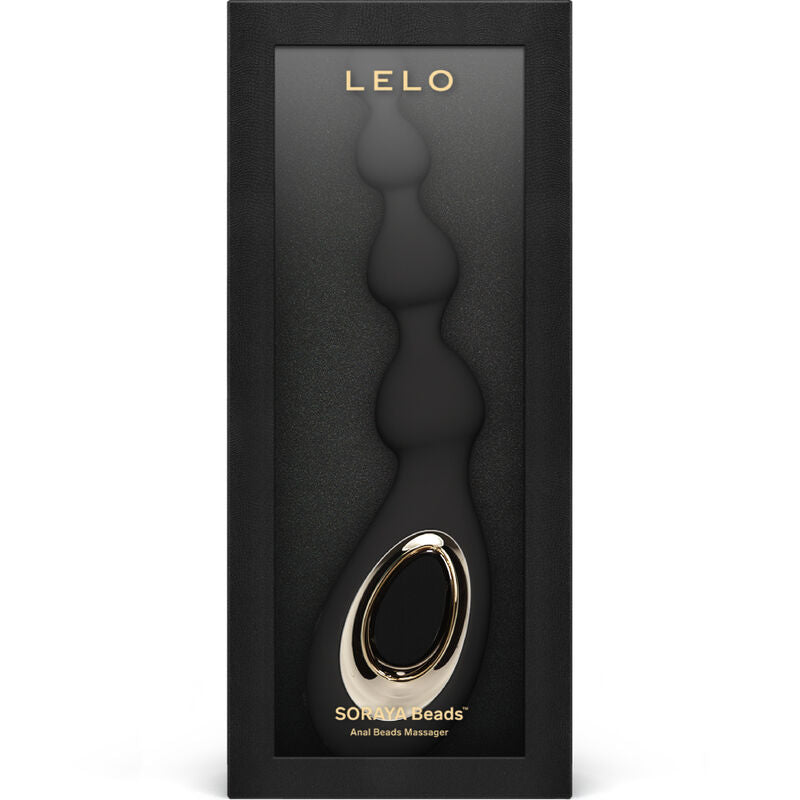 Plug Anale con Perline LELO Soraya Beads — Silicone, Nero