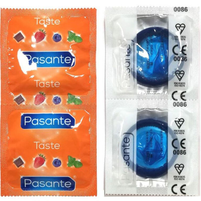 Preservativi Aromatizzati al Mirtillo Pasante — 144 Unità