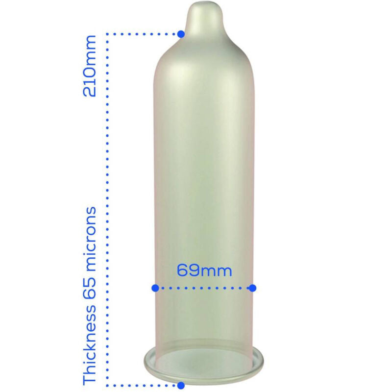Preservativi XXL Pasante Super King — Taglia Extra Large, 144 pz