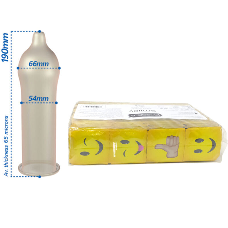 Preservativi Sagomati Pasante Smiley — 144 Unità