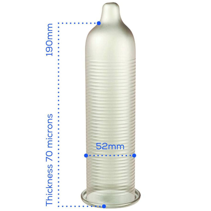 Preservativi Effetto Termico Pasante Heat Wave — 144 pz