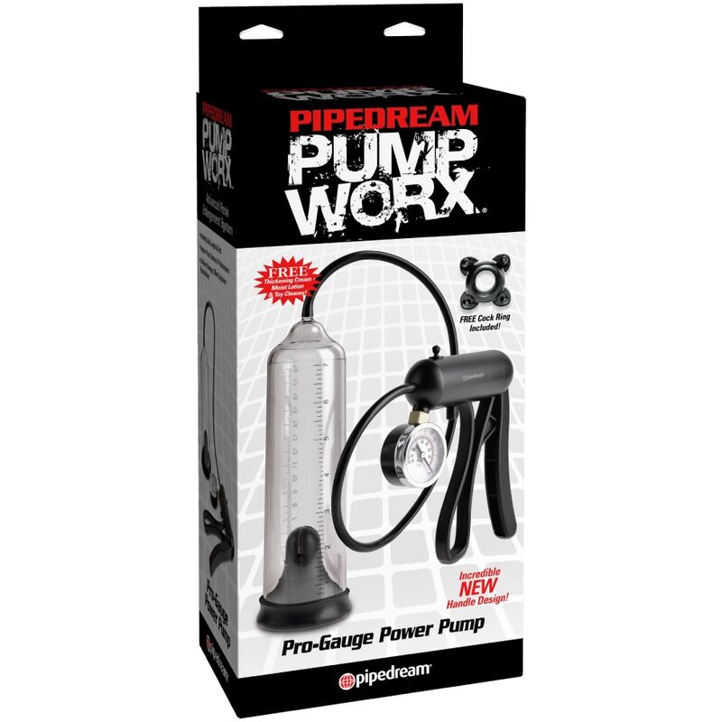 Pompa Pene Pro-Gauge Pump Worx — Trasparente, Professionale