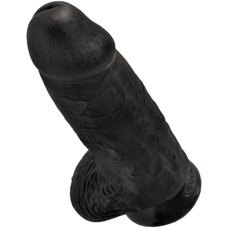 Dildo Realistico King Cock — 23 cm, Nero