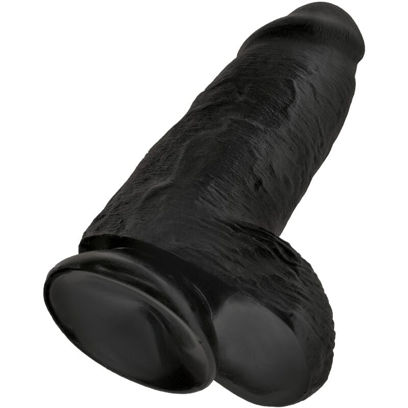Dildo Realistico King Cock — 23 cm, Nero