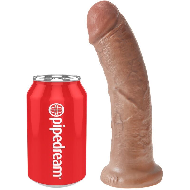 Dildo Realistico King Cock — 19.5 cm, Caramel