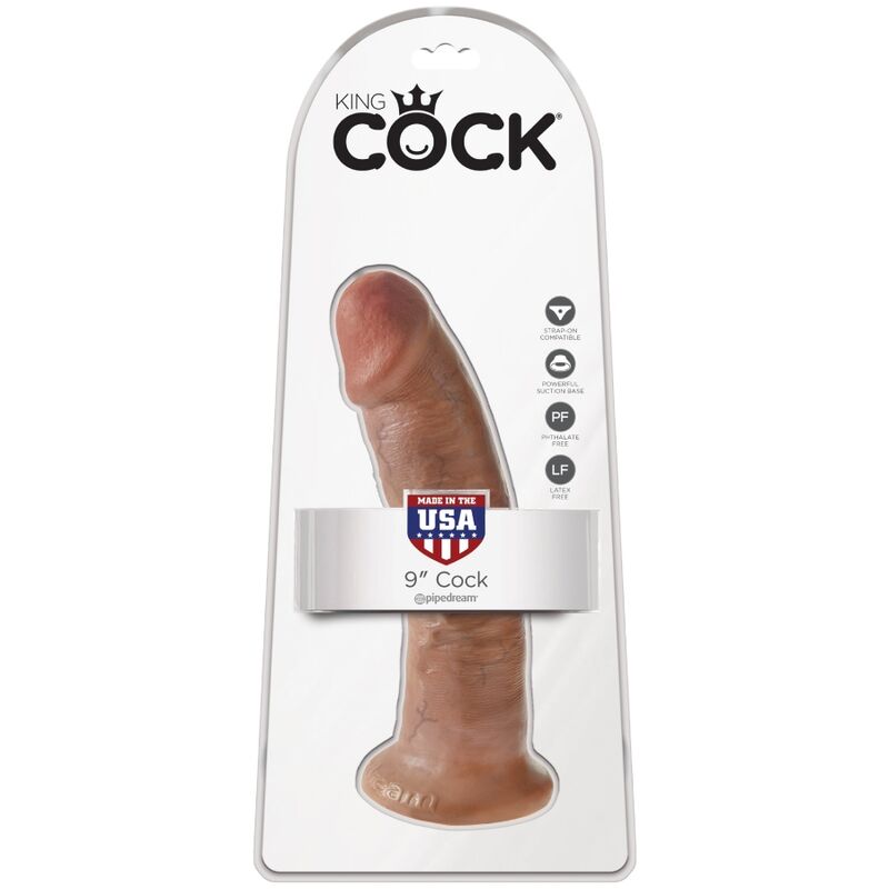 Dildo Realistico King Cock — 21,7 cm, Caramel
