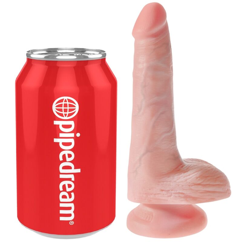 Dildo Realistico con Ventosa King Cock — 13,5 cm