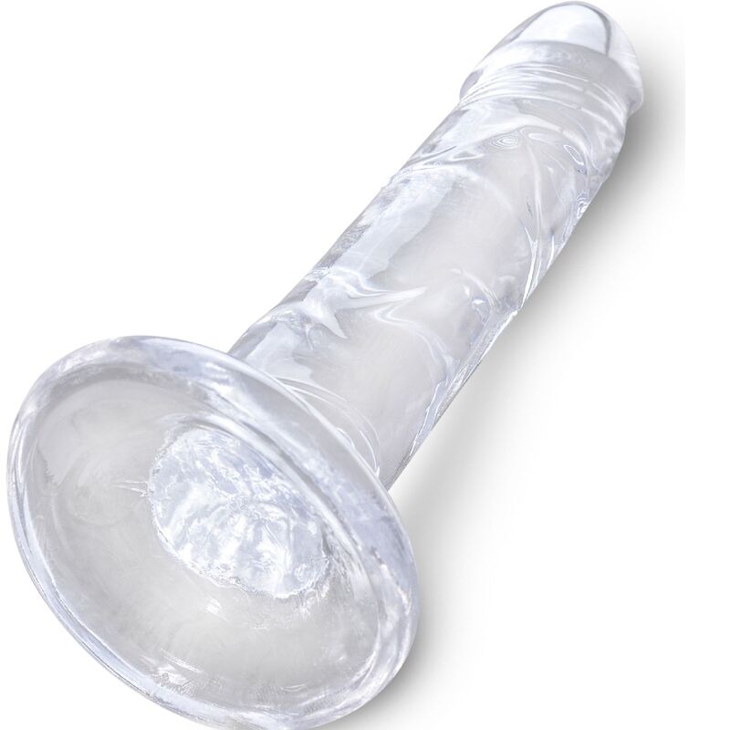 Dildo Realistico Trasparente King Cock Clear — 15.5 cm