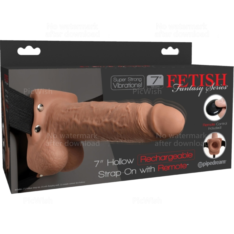 Imbracatura Strapless Vibrante Fetish Fantasy — Dildo 17,8 cm