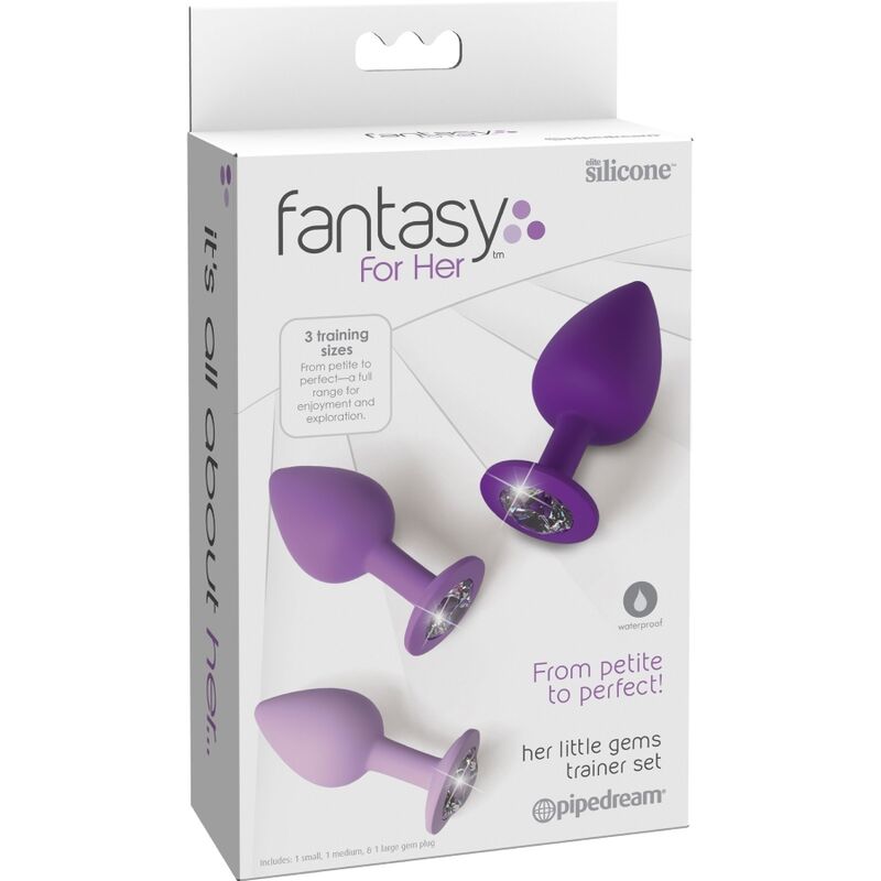 Set Anali FANTASY FOR HER Little Gems Viola — Silicone Medico