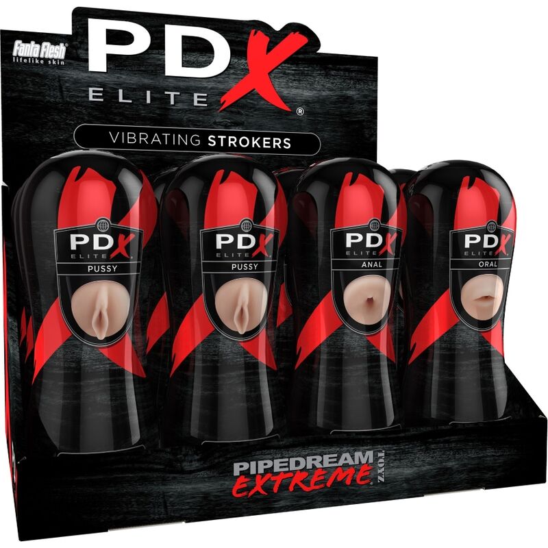 Kit Masturbatori Vibranti PDX Elite Set Stroker — 12 Pezzi
