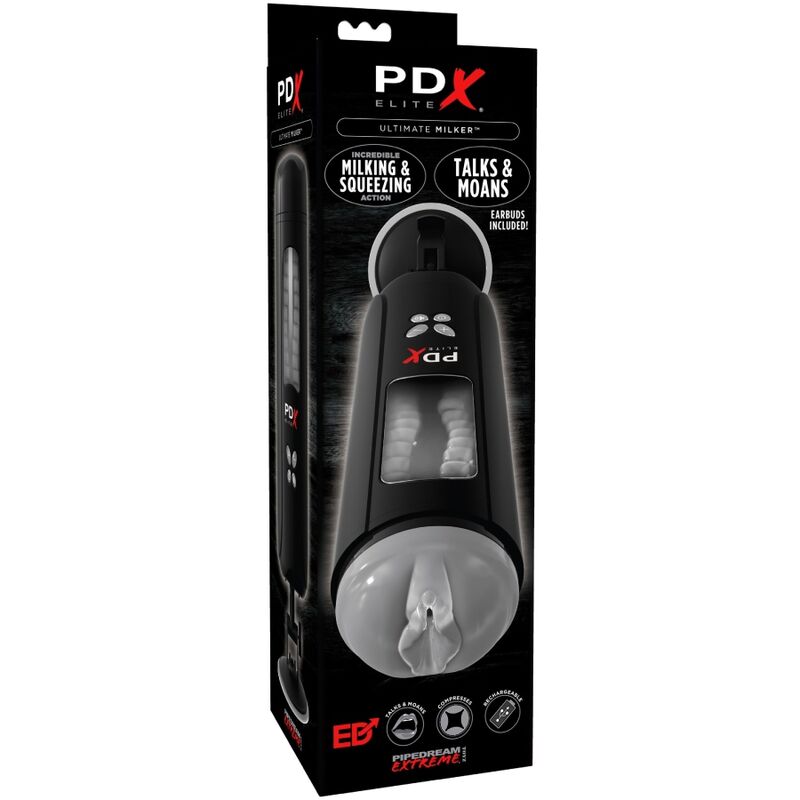 Masturbatore Maschile Rotante PDX Elite Ultimate Milker — Voce