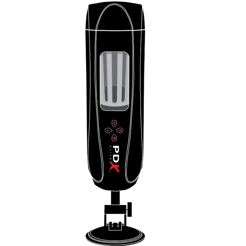 Masturbatore Maschile Rotante e Vibrante PDX Elite Ultimate Milker 2