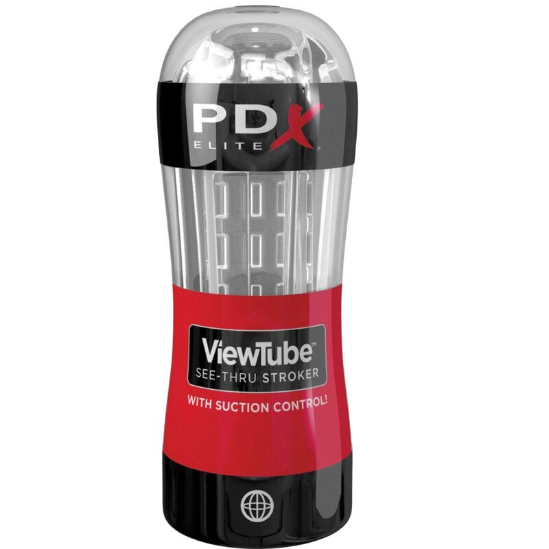 Masturbatore Maschile Trasparente PDX Elite ViewTube — Stroker