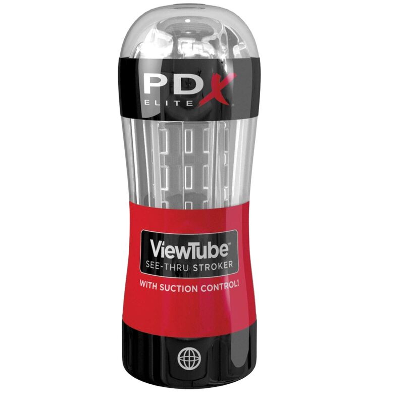 Masturbatore Maschile Trasparente PDX Elite ViewTube — Stroker