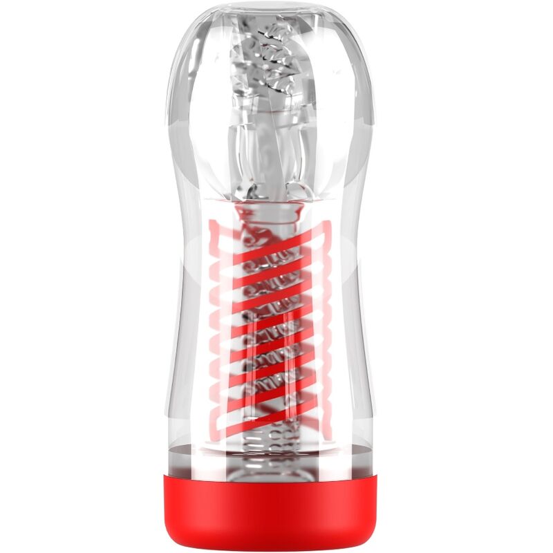 Masturbatore Maschile Trasparente PDX Elite ViewTube 2 — Spirale