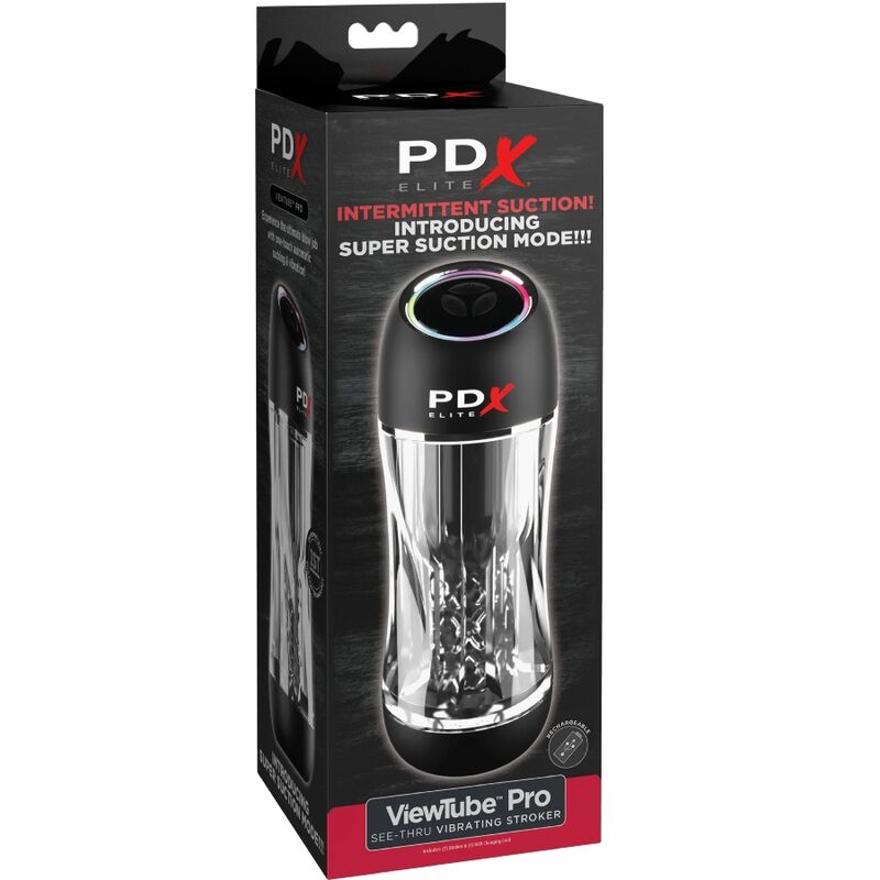 Masturbatore Maschile con Aspirazione PDX Elite Viewtube Pro