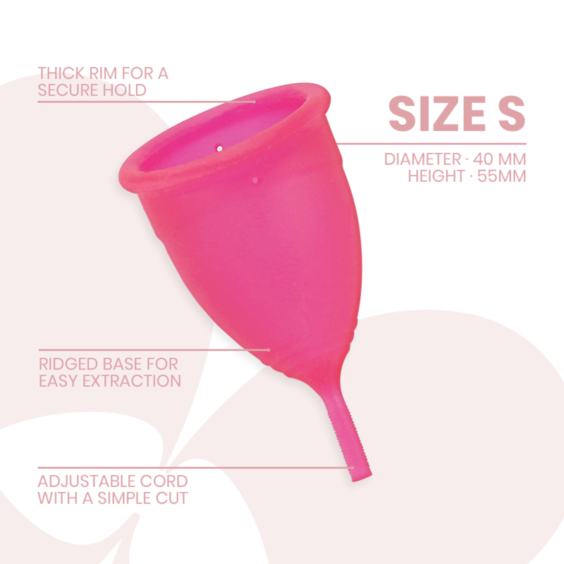 Coppetta Mestruale Riutilizzabile Intimichic Cup — Silicone, Taglia S